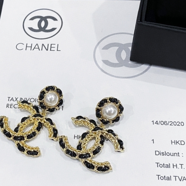 Ch*el earrings